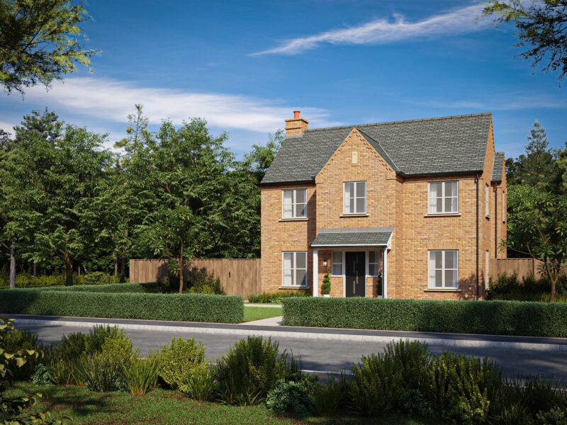 Exterior,House,Visualization,In,Northhampton